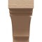 Ekena Millwork 5"W x 15"D x 10"H Classic Pescadero Rough Cedar Woodgrain TimberThane Corbel, Primed Tan CORUR05X15X10PECRCPR - alternate 3